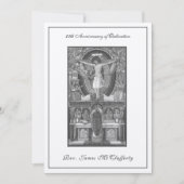 25ste priesterwijding jubileum kaart (Voorkant)