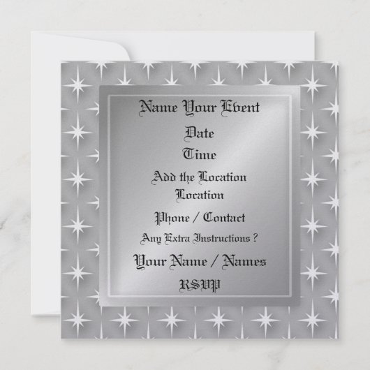 25ste verjaardag - SRF Kaart (Achterkant)