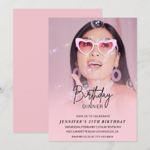 25ste verjaardag uitnodigingen Verjaardag Diner Fo