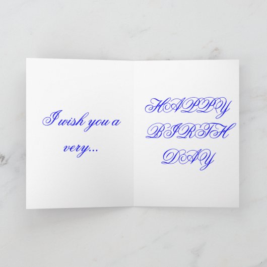 25ste verjaardagskaart kaart (Binnen)