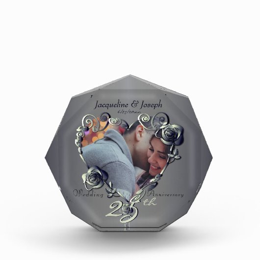 25th, 10th, 11th, 20th Wedding Jubileum Fotoblokken (Voorkant)