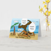 25th/50th Jubileum Beach Wenskaart 1 Kaart (Gele Bloem)