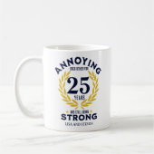 25th Anniversary Gift for couples Koffiemok (Links)