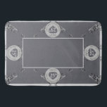 25th/any bruiloft Jubileum badmat<br><div class="desc">Op zoek naar de juiste 25e of een trouwdag badmat? Dan is een mooie,  koninklijke grijze,   herhaling en edelsteen graphic misschien wel het enige om ze BEIDEN te geven!</div>