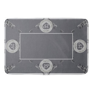 25th/any bruiloft Jubileum badmat