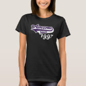 25th Birthday Awesome Since 1997 Age Of Perfection T-shirt (Voorkant)