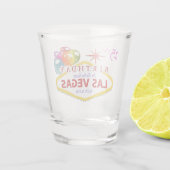 25th Birthday Las Vegas Shot glass Glas (Achterkant)