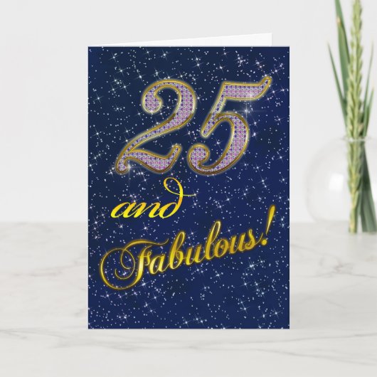 25th Birthday party Invitation (Voorkant)
