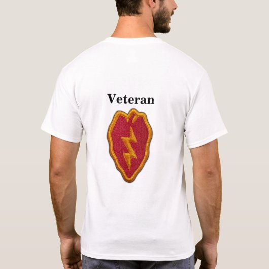 25th ID Infantertry Division Veterans Vets LRRP T-shirt (Achterkant)