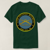 25th Infantry Regiment Fort Sill OK Buffalo Soldie T-shirt (Design voorkant)