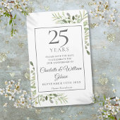 25th Silver Jubileum sparen de Datum Greenery Magneet