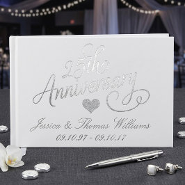 25th Silver Wedding Anniversary Gastenboek
