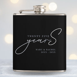 25th Silver Wedding Anniversary Gift Heupfles