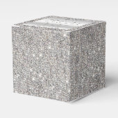 25th Silver Wedding Jubileum Custom Dank u Bedankdoosjes (Voorkant Zijde)