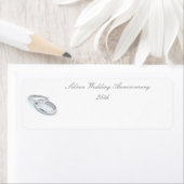 25th Silver Wedding Jubileum Etiket (Insitu)