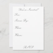 25th Silver Wedding Jubileum Kaart (Achterkant)