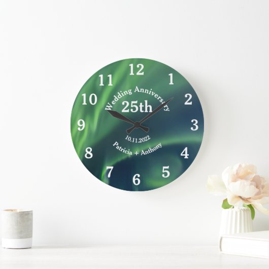 25th Silver Wedding Jubileum Northern Lights Grote Klok (Huis)