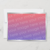 25th Silver Wedding Jubileum Party Kaart (Achterkant)