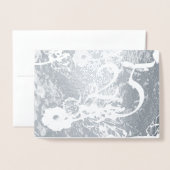 25th Silver Wedding Jubileum Uitnodiging (Voorkant met envelop)