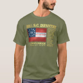 25th South Carolina Infantry (BA2) T-shirt (Voorkant)
