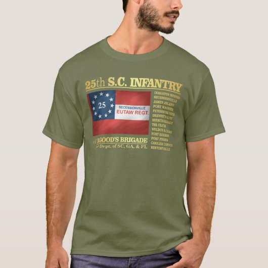 25th South Carolina Infantry (BA2) T-shirt (Voorkant)