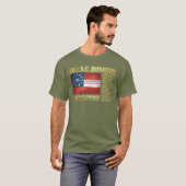 25th South Carolina Infantry (BA2) T-shirt (Voorkant volledig)