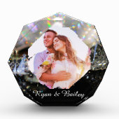 25th Wedding Anniversary Elegant Diamond Design Fotoblokken (Voorkant)