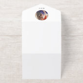 25th Wedding Anniversary Heirloom-Like Celebration All In One Uitnodiging (Buiten)