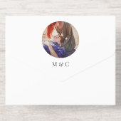 25th Wedding Anniversary Heirloom-Like Celebration All In One Uitnodiging (Achterzijde)