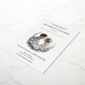 25th Wedding Anniversary Heirloom-Like Celebration Folie Feestdagenkaart (Gedraaid)