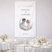 25th Wedding Anniversary Heirloom-Like Keepsake Spandoek