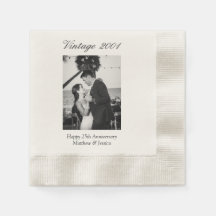 25th Wedding Anniversary Party Decor Custom Photo