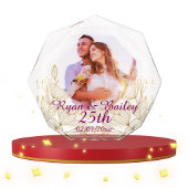 25th Wedding Anniversary Spring Flowers Design Fotoblokken