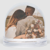 25th Wedding Anniversary With Classic Photo Sneeuwbol (Achterkant)