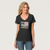 25th Wedding Jubileum - Couples Las Vegas Trip T-shirt (Voorkant volledig)