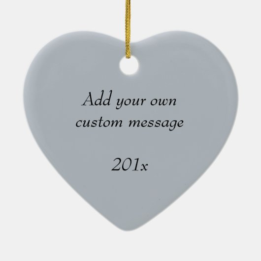 25th Wedding Jubileum Foto Keramisch Ornament (Achterkant)