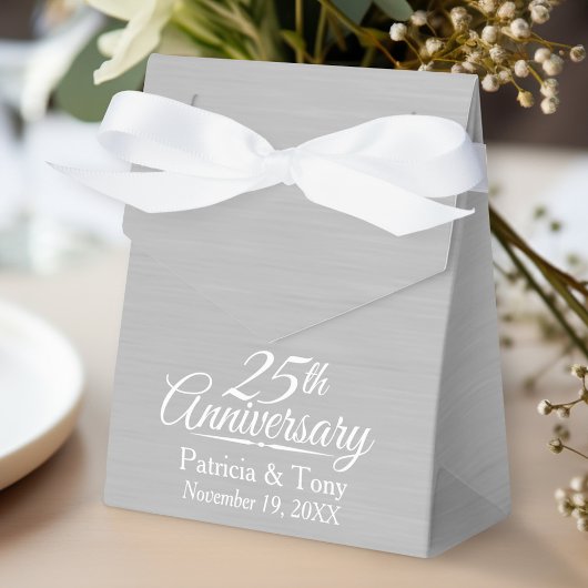25th Wedding Jubileum Gepersonaliseerd Bedankdoosjes