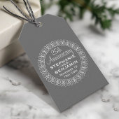 25th Wedding Jubileum Gepersonaliseerd Cadeaulabel