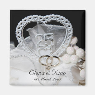 25th Wedding Jubileum Magnet