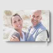 25th Wedding Silver Anniversary Greenery Photo Gastenboek (Achterkant)