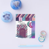 25x Blauwgroen INFO van de Verkoper van het Palet  Flyer (Enkel)