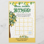 25x Lemon Vrijgezellenfeest Games BINGO en GUESS W Flyer (Voorkant)