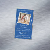 25x Magnetic Wedding Livestreaming Save the Date Magnetisch Visitekaartje (Voorbeeld)