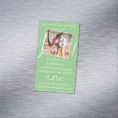 25x Magnetic Wedding Livestreaming Save the Date Magnetisch Visitekaartje (Voorbeeld)