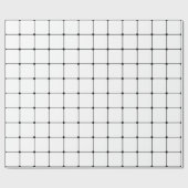 260216 Raster - zwart op wit Cadeaupapier (Vlak)