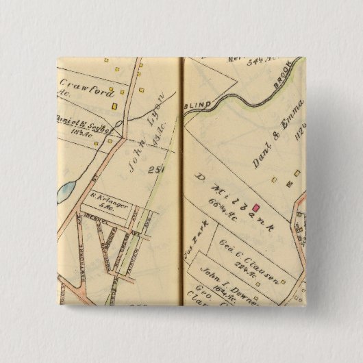 260261 Rogge, Harrison Vierkante Button 5,1 Cm (Voorkant)