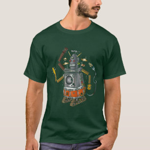 263 Brainchild Robot Alone_noBlack T-shirt