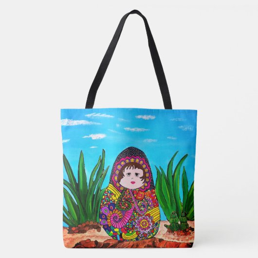 263 - Matrioska Canvas tas (Voorkant)