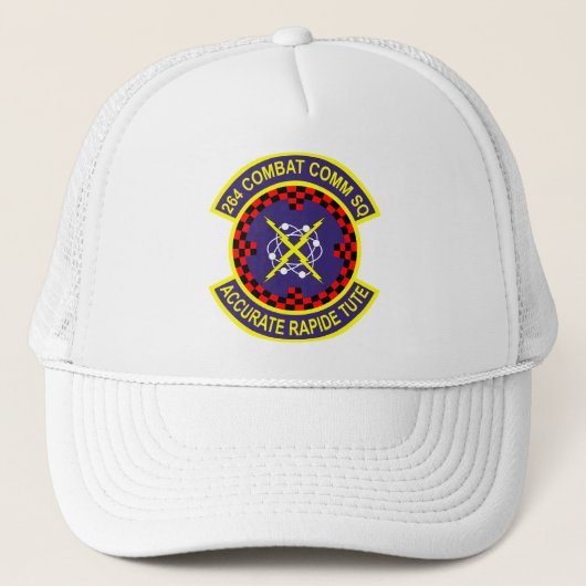 264e Combat Communications Squadron Trucker Pet (Voorkant)