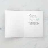 2653 Angel Baby Wings Groen, Sympathie Kaart (Binnen)